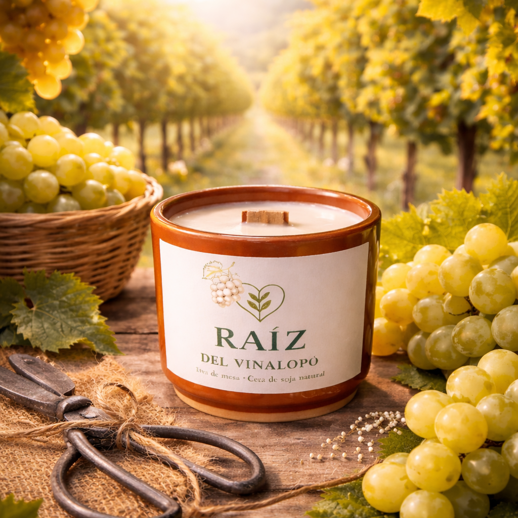 Vela De Soja " Raíz Del Vinalopó " 150 gr_4