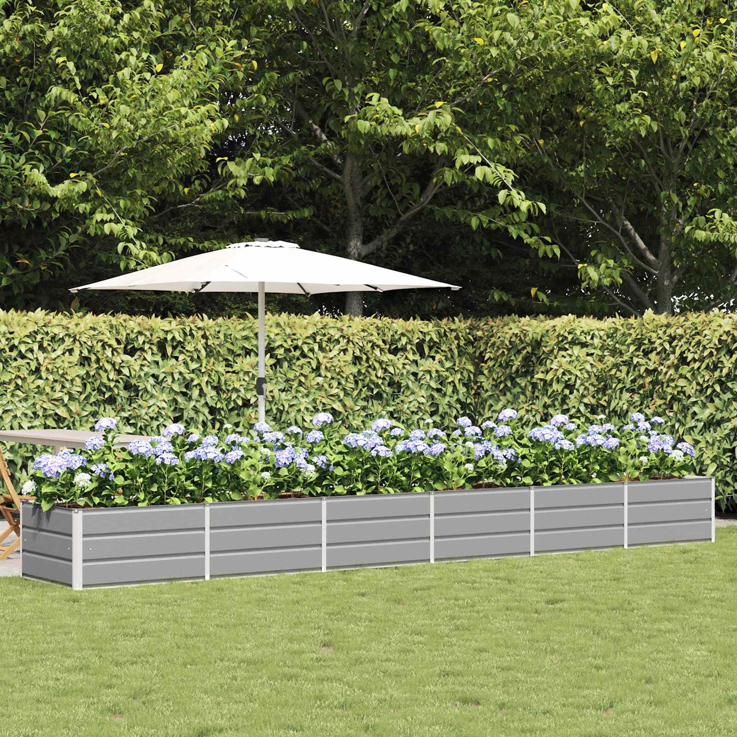 Jardinera Gris Claro 480 X 80 X 45 Cm Acero_1