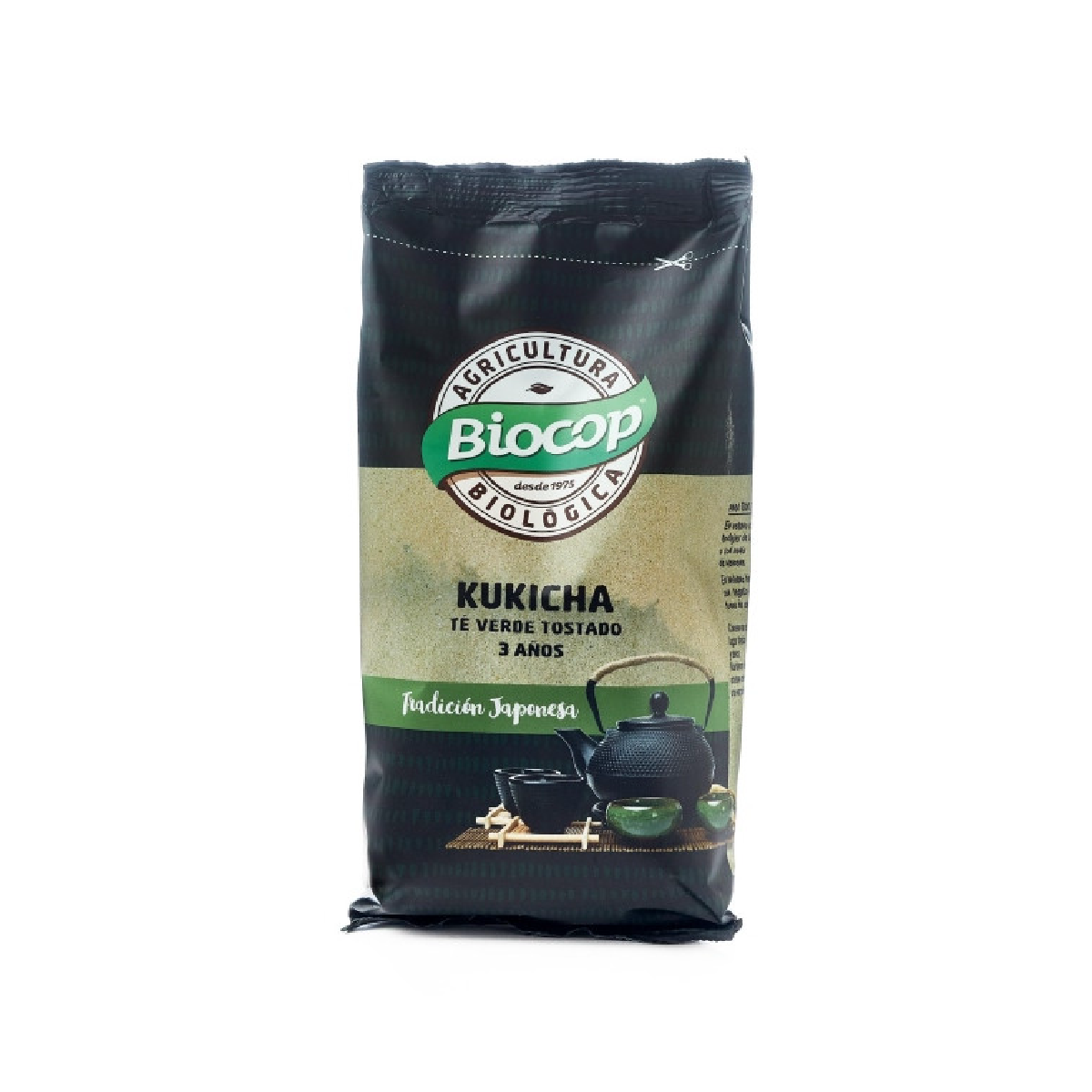 Té Verde Tostado Kukicha 3 años Biocop, 75 g
