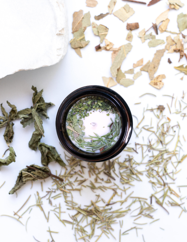 Vela Aromática Natural Con Aceites Esenciales Menta Y Eucalipto Fresh Dreams, Piel Natura 120 G_2