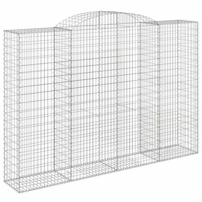 Cestas De Gaviones 12 Uds Forma De Arco Hierro 300x50x200/220cm_2