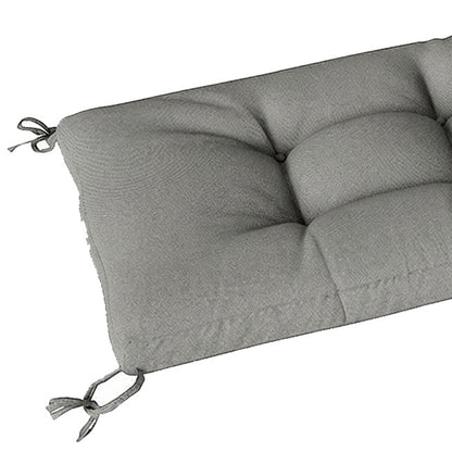 Cojín Para Banco Outsunny Poliéster, Algodón Pp Gris Claro 198x65x13 Cm_4