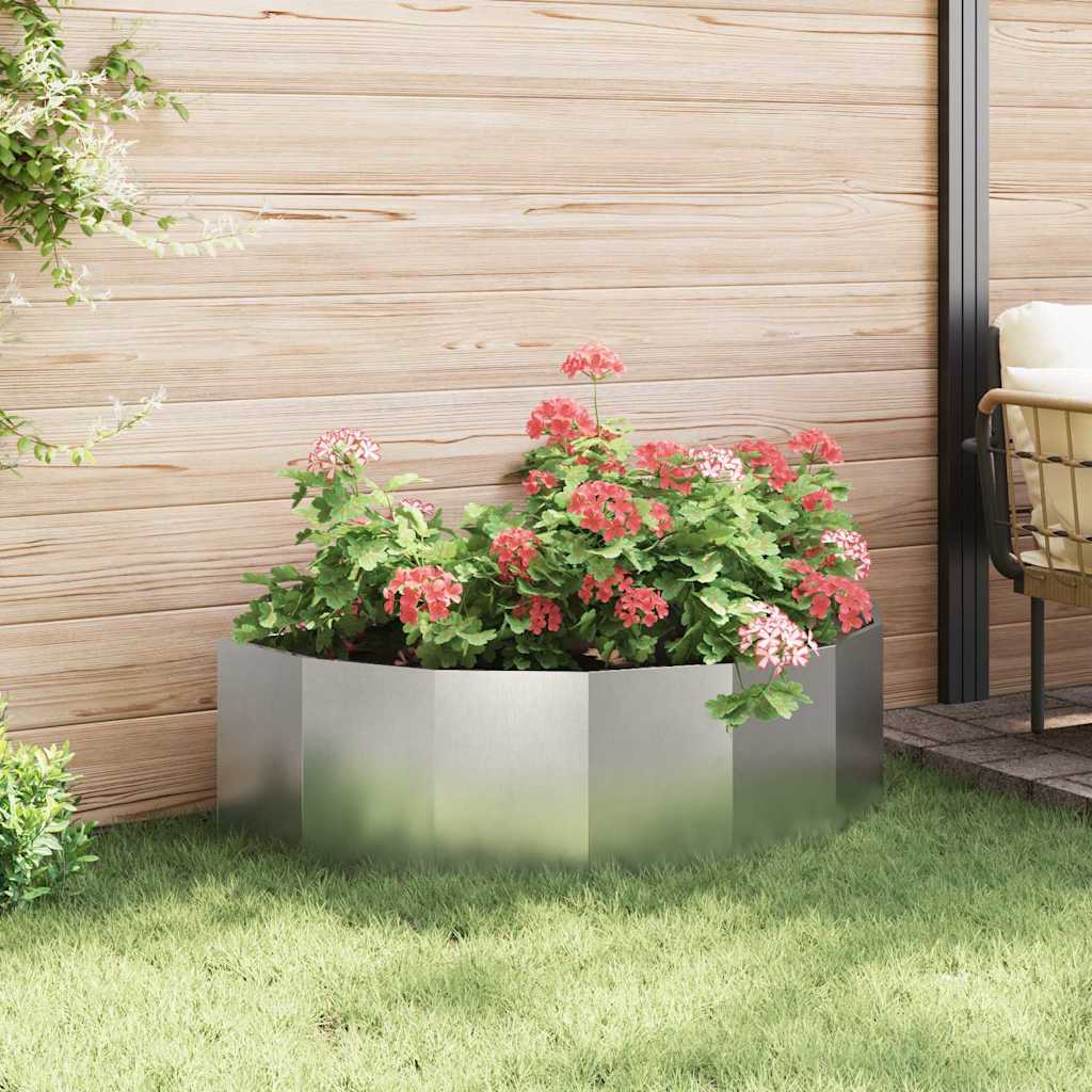 Jardinera Plateado 120 X 60 X 35 Cm Acero Inoxidable_3