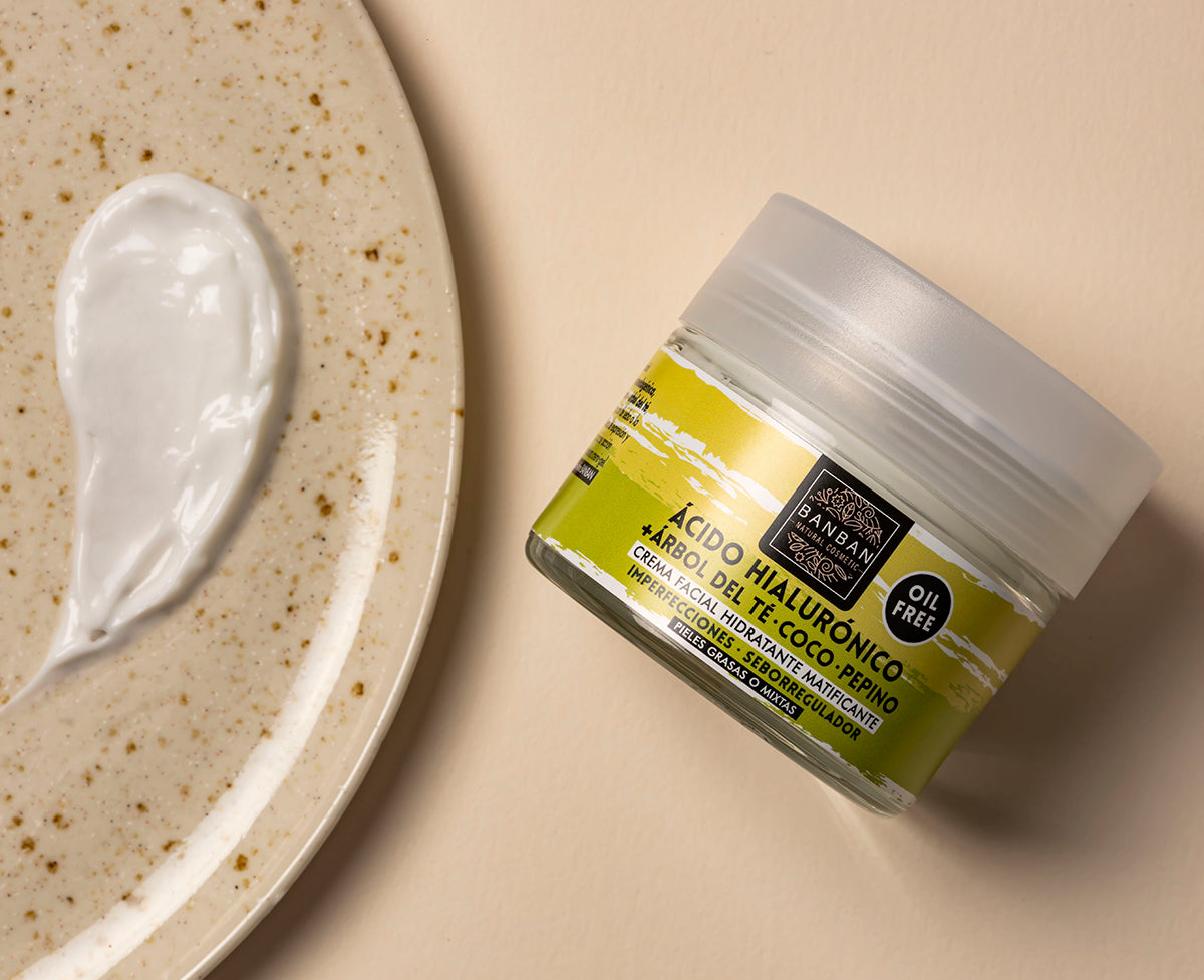 Crema Facial Árbol Del Té Y Ácido Hialurónico 50ml Banban_1