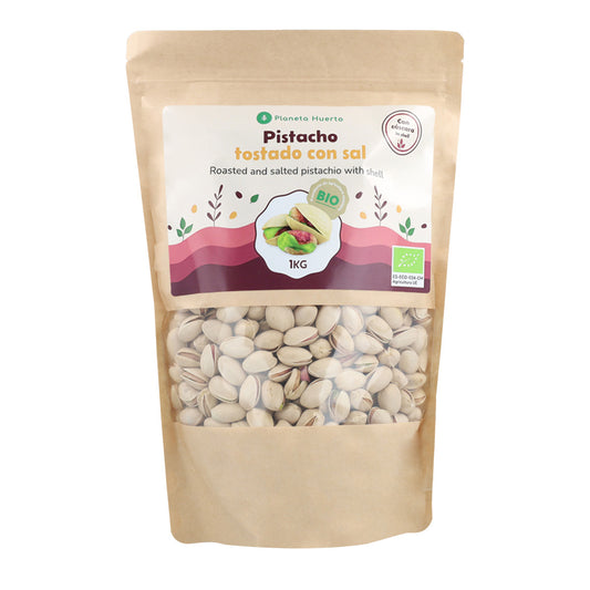 Pistacho en cáscara tostado y salado ECO Planeta Huerto 1 kg
