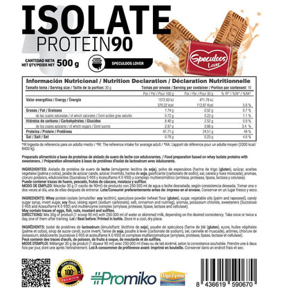 Isolate 90 Cfm - 500 G - Galletas Speculoos - Aumenta La Masa Muscular - Masmusculo_4