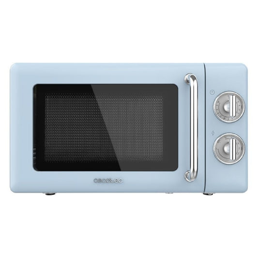 Microondas Mecánico Con Grill De 20 L Proclean 3110 Retro Blue. 700 W En 6 Niveles, Temporizador Hasta 30 Minutos, Modo Descongelación, Diseño Vinta_0