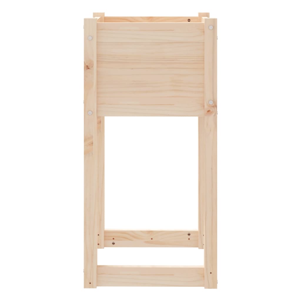 Jardinera De Madera Maciza De Pino 40x40x81 Cm_4