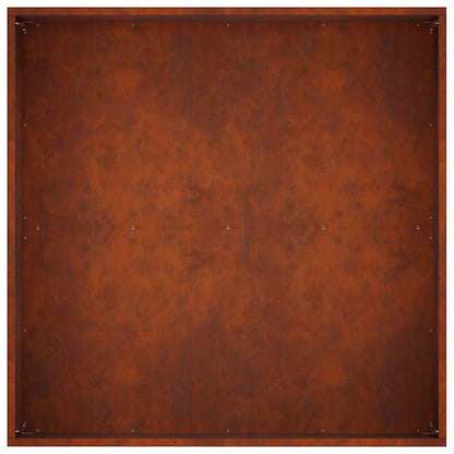 Macetero De Jardín 2 Uds. Oxidado 100 X 100 X 40 Cm_5