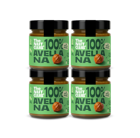 Pack crema 100% avellana nacional 4 uds The Nut Club 720g_0