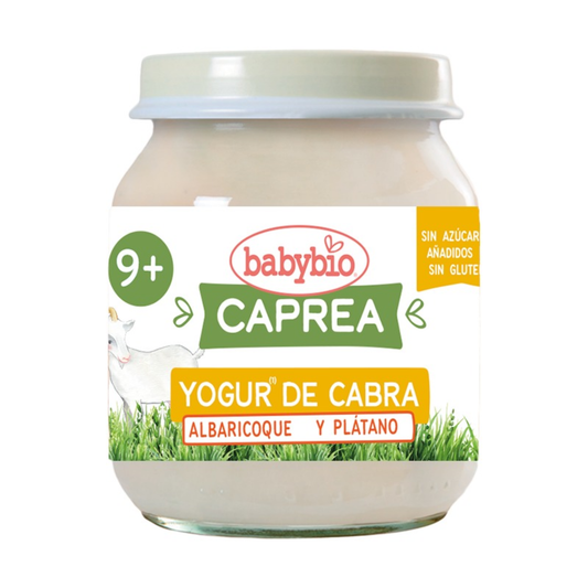 Yogur de Leche de Cabra con Albaricoque y Plátano Ecológica Babybio 130gr