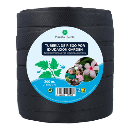 Tubería de Riego por Exudación en Rollo Garden Planeta Huerto 200 m