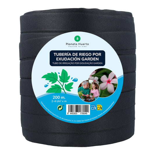 Tubería de Riego por Exudación en Rollo Garden Planeta Huerto 200 m