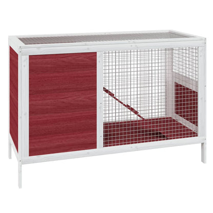Conejera De Madera Maciza De Pino Mocha 103x44x69,5 Cm_0