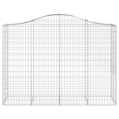 Cestas Gaviones 15 Uds Forma De Arco Hierro 200x50x140/160 Cm_3