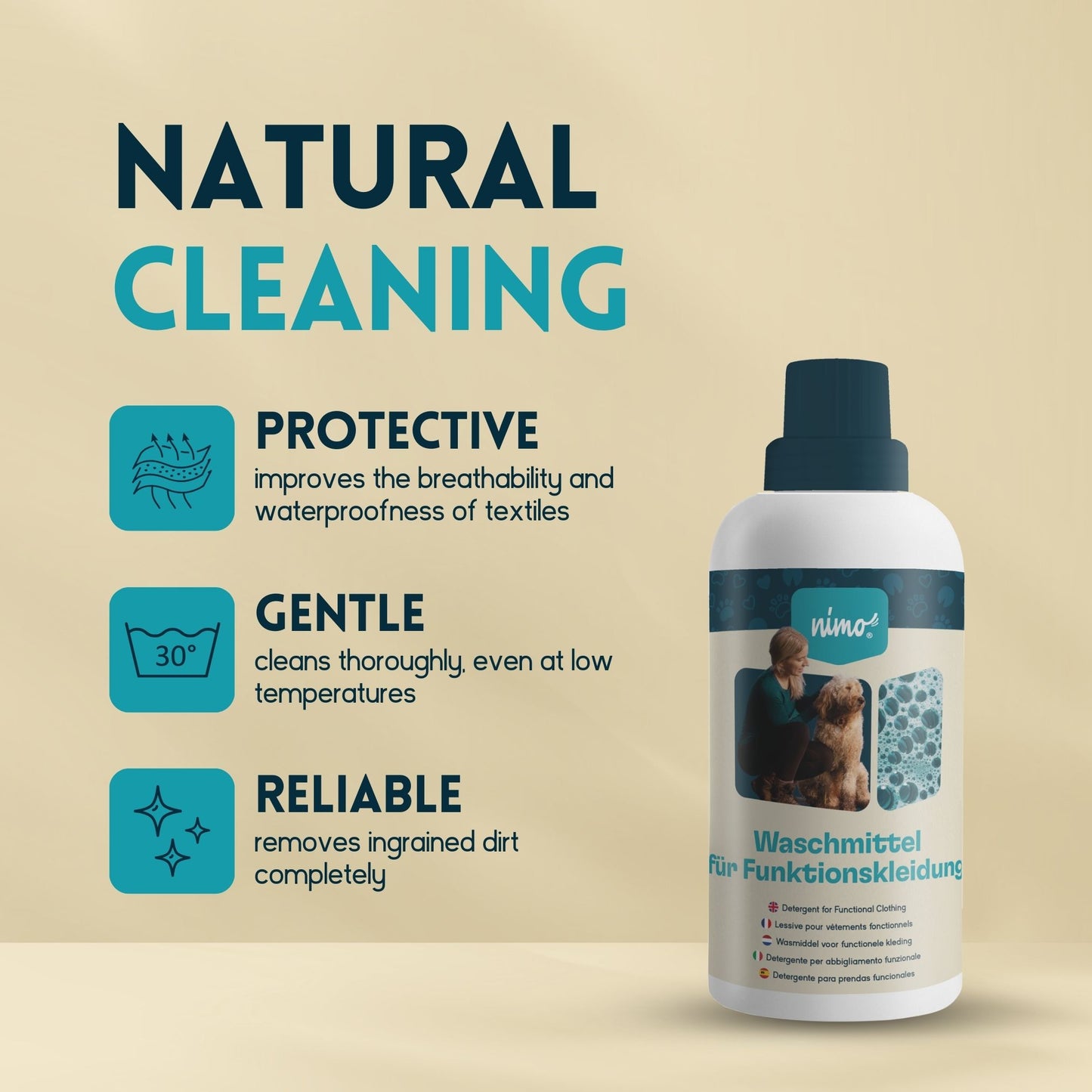 Detergente Para Ropa Técnica - Nimo - 500 Ml_4
