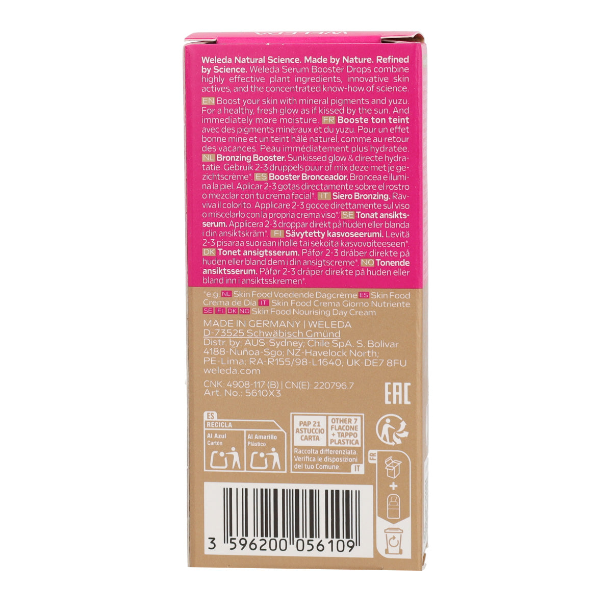 Booster Bronceador Weleda 30ml