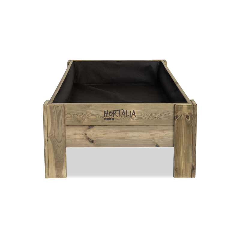 Mesa De Cultivo Elevada Madera Tratada Exterior Hortalia Gardenbrico XL40 160x80x40 Cm_2