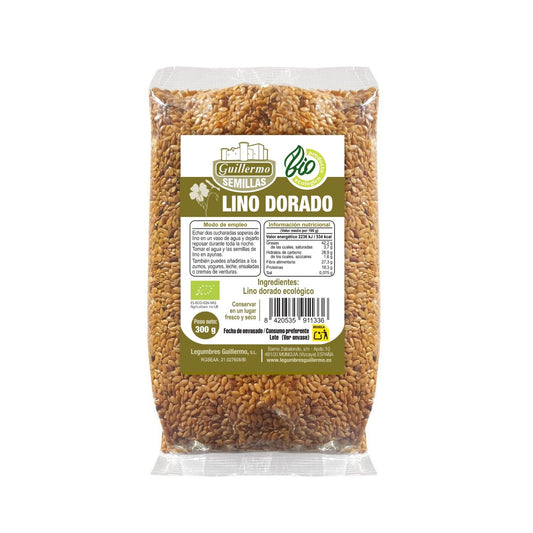 Semillas De Lino Dorado Bio - 300 G_0