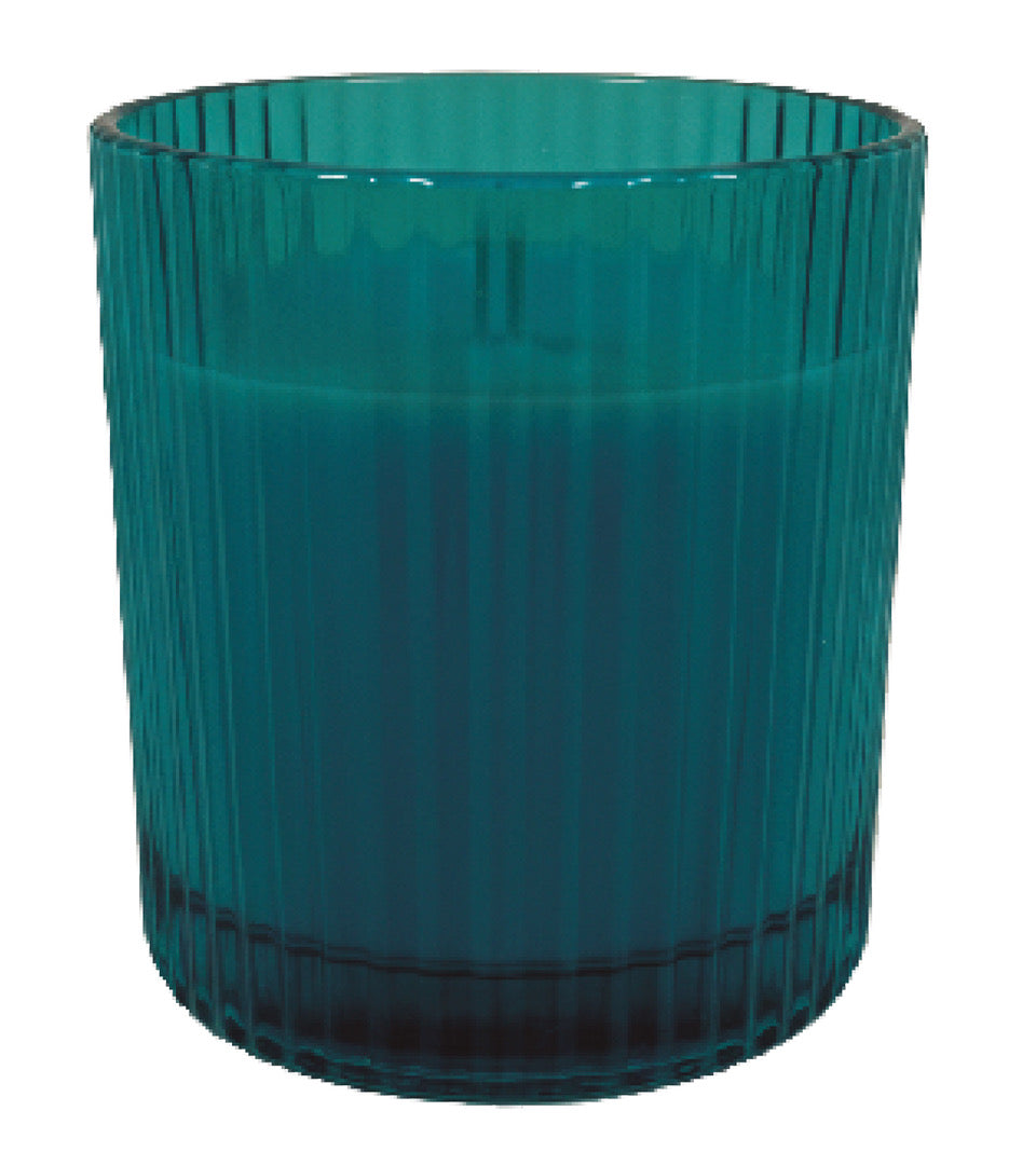 Vaso rayado azul blue moon 90x80 mm en caja