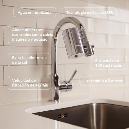Pack anual Filtro para grifo EcoPro Chrome SMR Tappwater