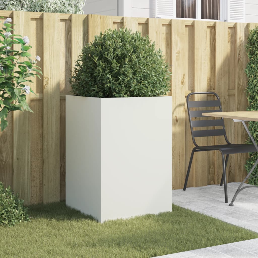 Jardinera Acero Blanco 52x48x75 Cm_2