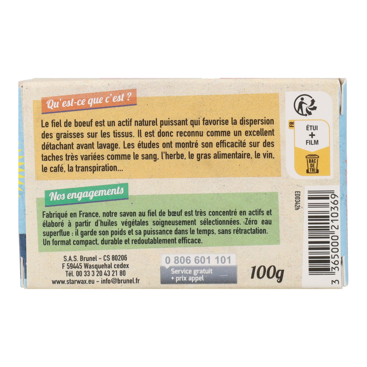 Jabón de buey Starwax The Fabulous 100 g c12