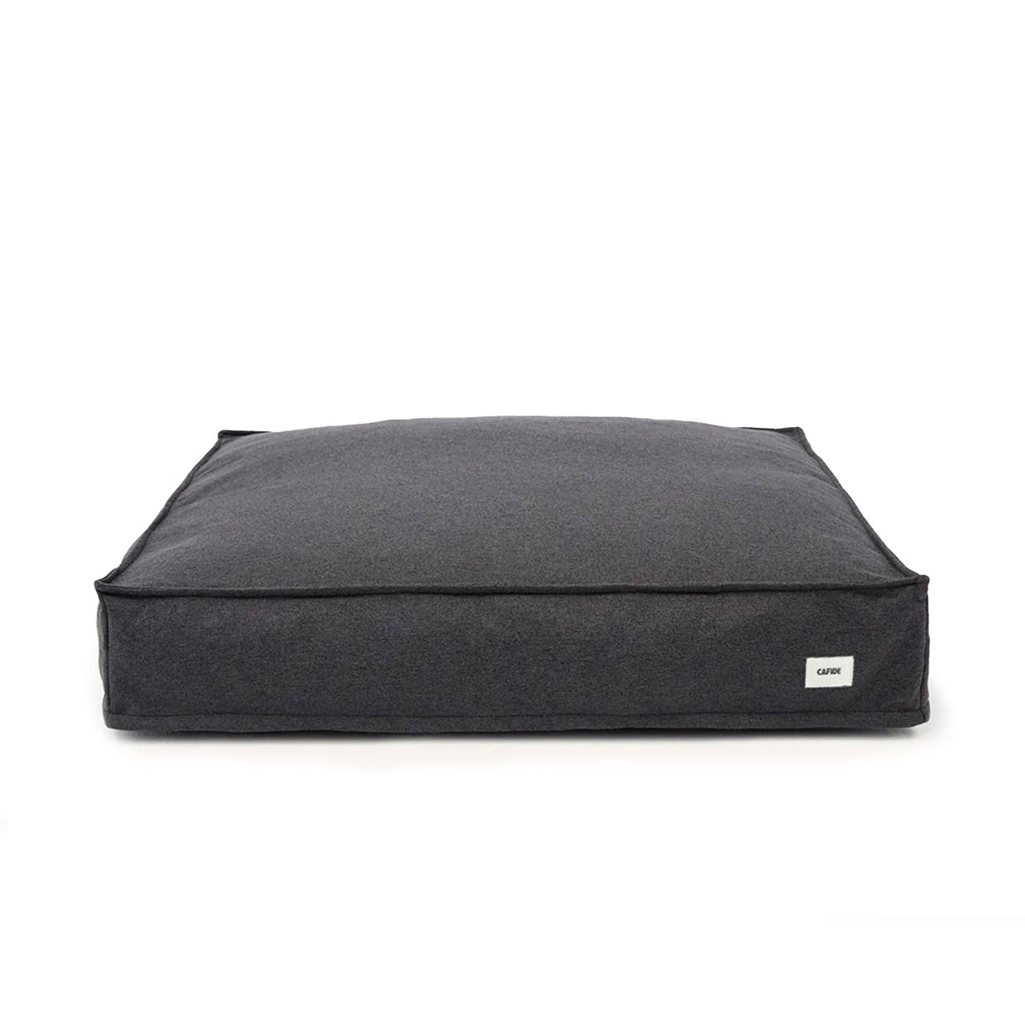Cafide Cama De Material Reciclado Para Perro Con Tejido Basic Antracita. Modelo Cuadra._0