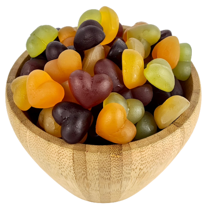 Caramelo De Corazón Orgánico Granel 0,25 Kg_0