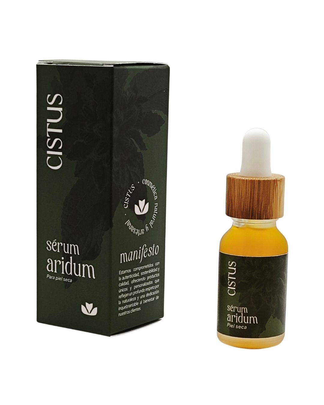 Sérum facial nutritivo piel seca y sensible | Borraja, Granada y Q10 | ARIDUM 15 ml_0