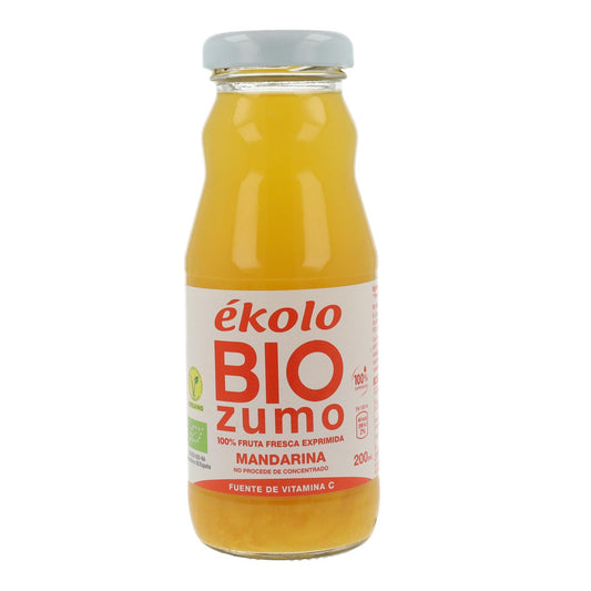 Zumo de Mandarina Bio 100% exprimido Ékolo 200 ml