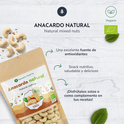 Anacardo natural ECO Planeta Huerto 1 kg