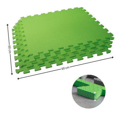 Jowy Tatami Puzzle 1cm 60x60cm – Pack 4 Uds (t60-4) Verde_2