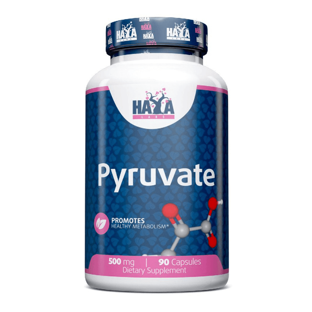 Piruvato 500mg - 90 Cápsulas - Quemadores - Haya Labs_0