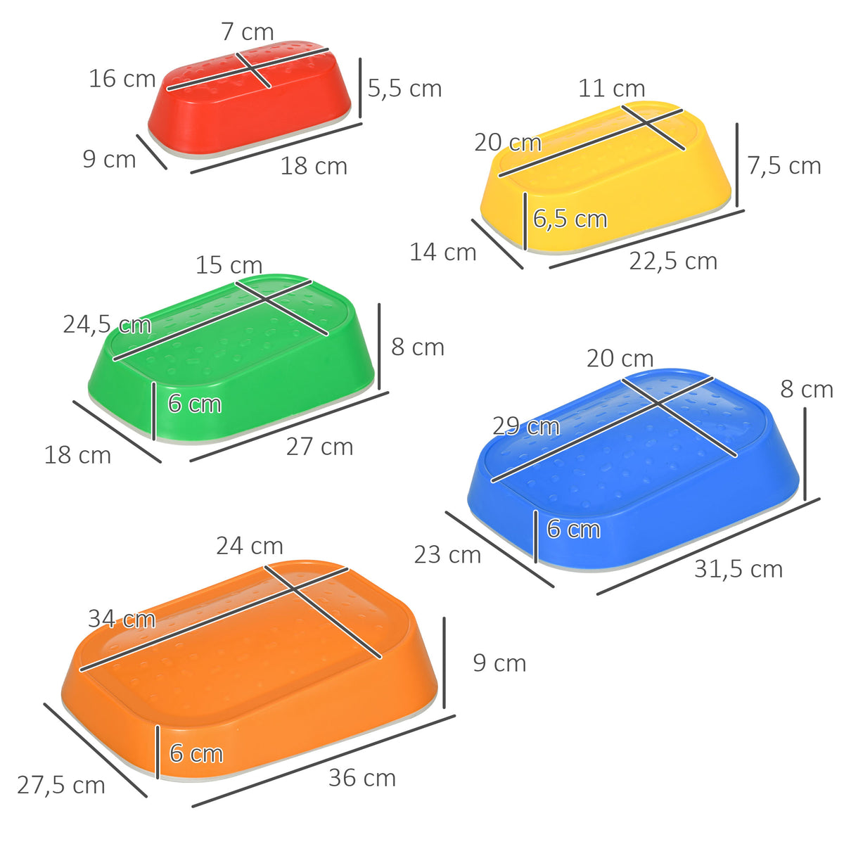 Zonekiz Piedras De Equilibrio Para Niños De 3-8 Años 36x27,5x31 Cm Multicolor_2