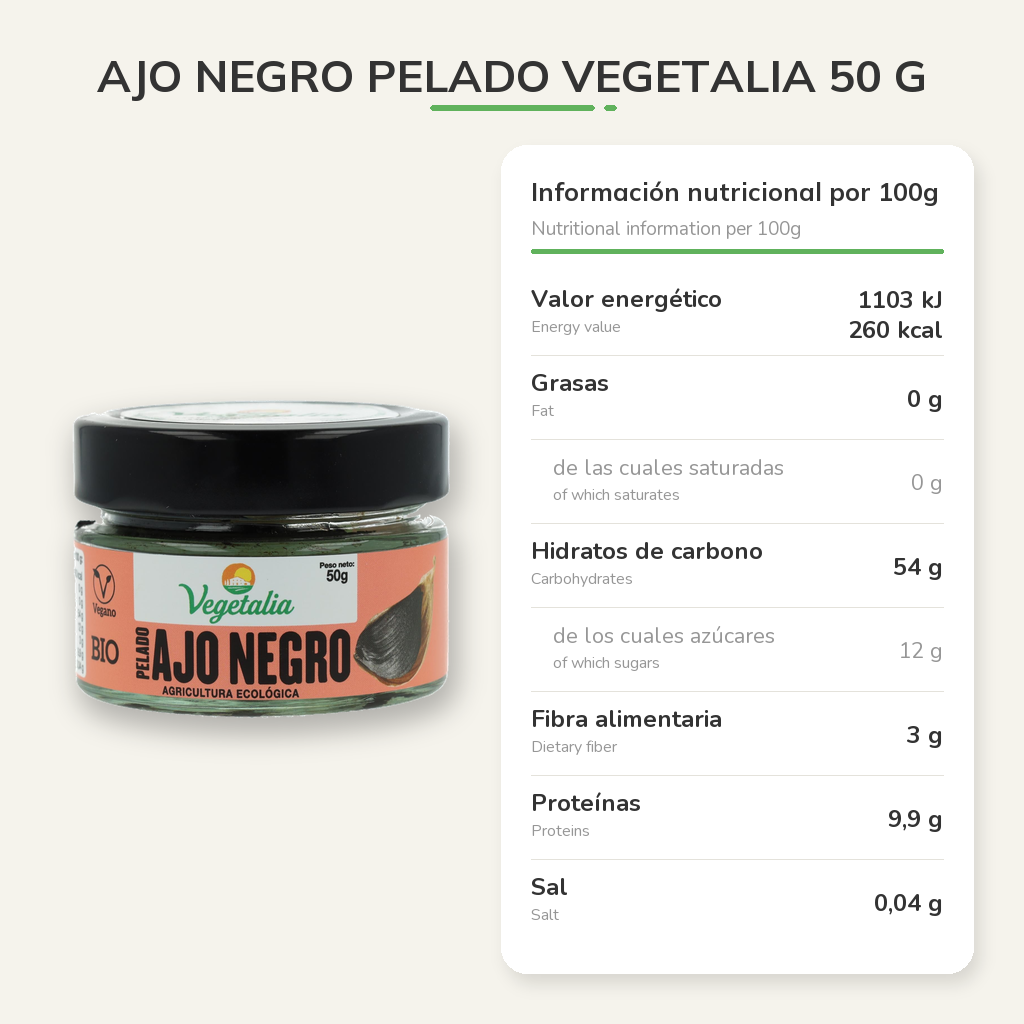 Información nutricional
