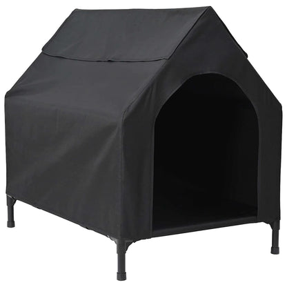 Casa Para Mascotas Manual Negro 110 X 75 X 90 Cm Acero_0