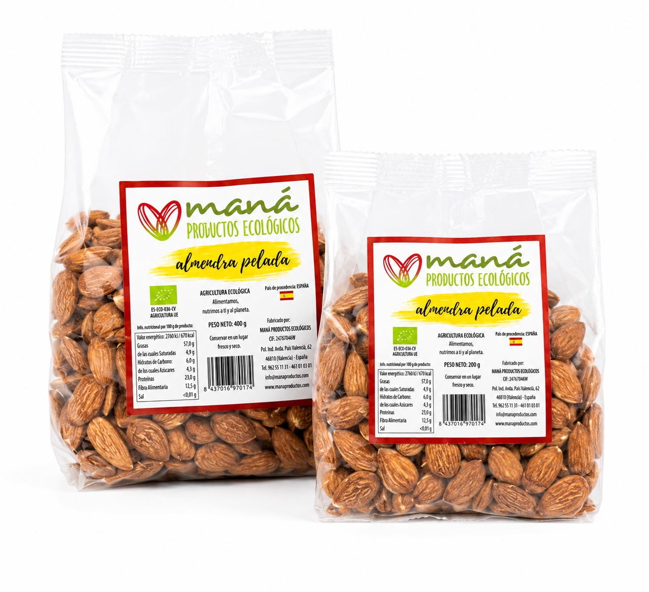 Almendra Pelada Natural 200 Gramos_0