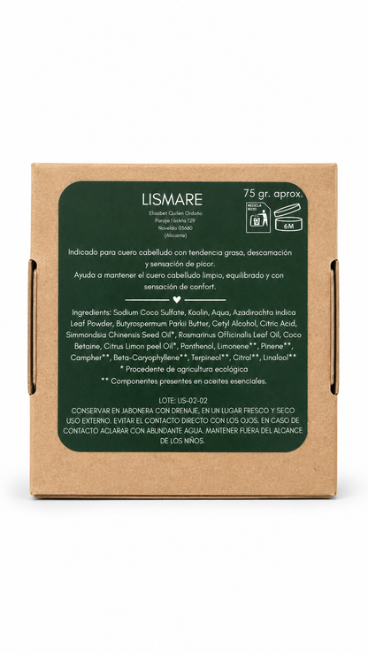 Jabonera drenante de regalo + 2 champús sólidos Neem &amp; Romero 75 g – Graso, picores y desequilibrio - Ideal gimnasio._5