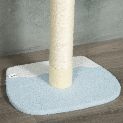 Pawhut Árbol Para Gatos Del Suelo Al Techo 220-260 Cm Con 3 Plataformas Y Bola_4