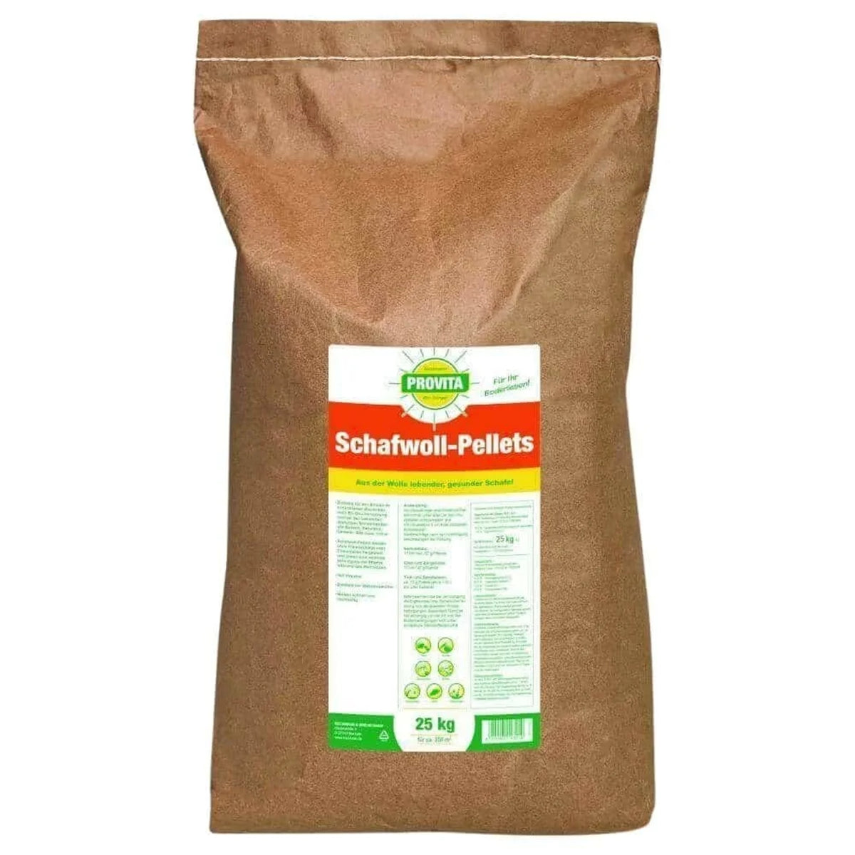 Abono Orgánico Lana De Oveja 25 Kg – Pellets Ecológicos Para Huerto, Retención De Agua Y Nutrición Hasta 250 M²_0