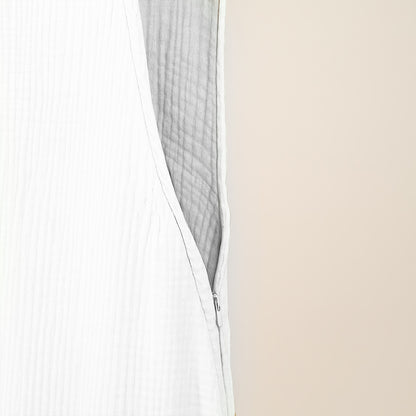 Saco De Dormir De Verano De Algodón Orgánico Blanco_1