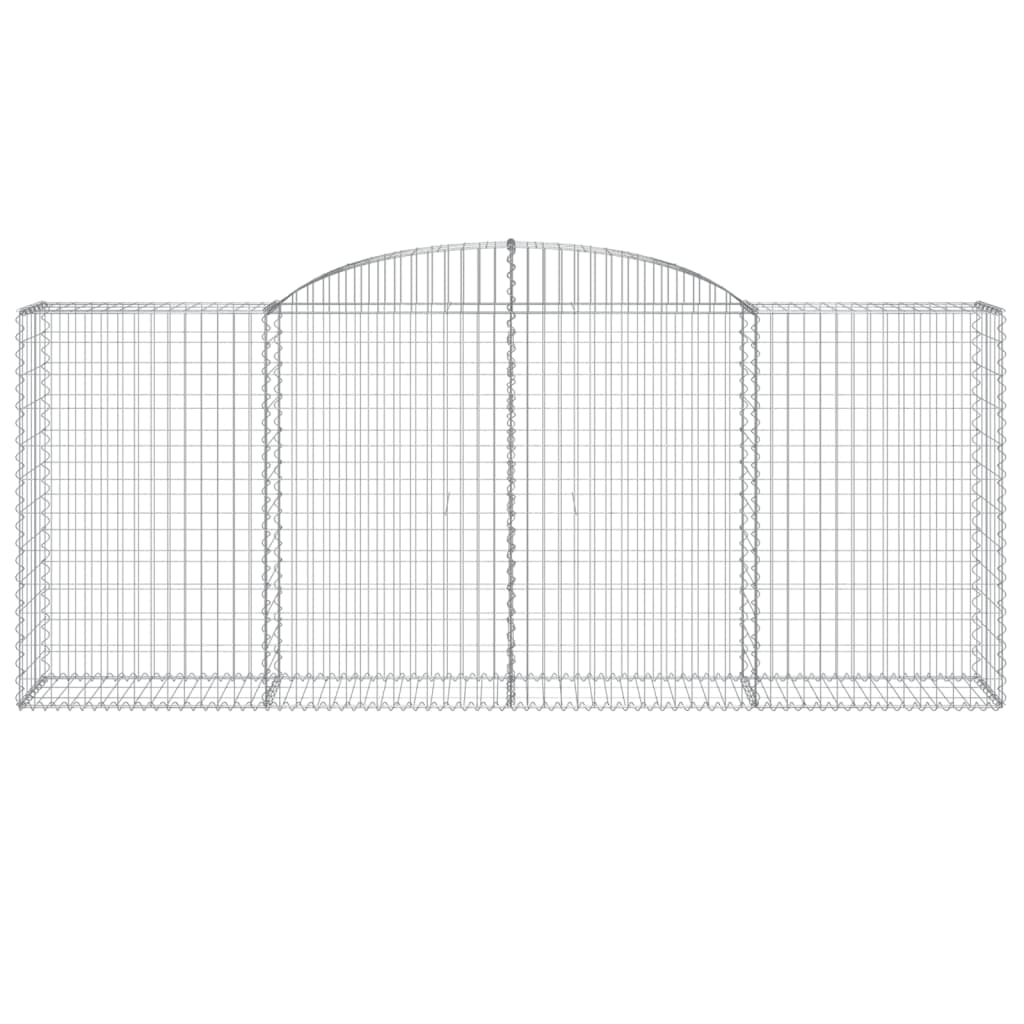 Cestas Gaviones 15 Uds Forma De Arco Hierro 300x50x120/140 Cm_3
