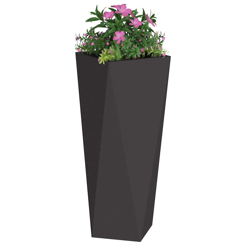 Jardinera Negro 30 X 30 X 75 Cm Acero_2