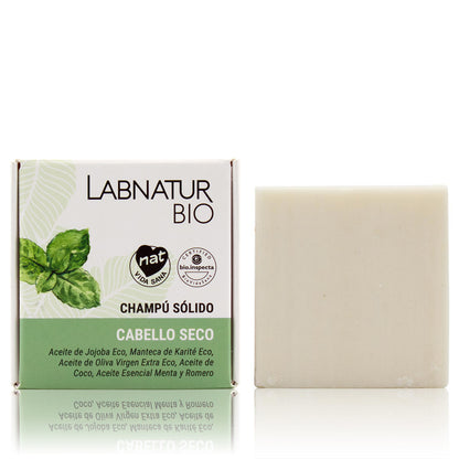Champú Sólido para Cabello Seco Labnatur Bio 75 g | Jojoba y Karité | Hidratación y Nutrición | Vegano_0