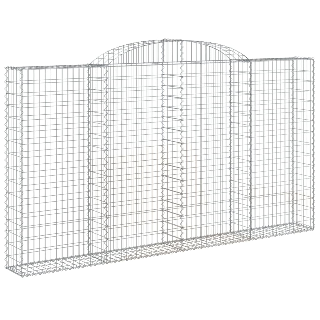 Cestas De Gaviones 4 Uds Forma De Arco Hierro 300x30x160/180 Cm_2