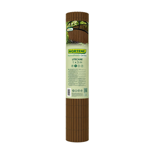 Cañizo Pvc Lite D/c 16mm Marrón - Ideal Para Tus Exteriores - 1x3 M - Multicolor_0