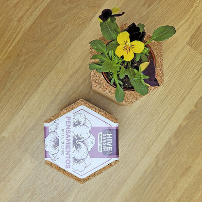 Cubo con imán de Pensamientos Hexágono, Garden Pocket