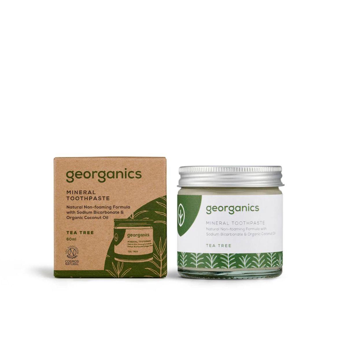 Pasta de dientes mineral Árbol de té Georganics