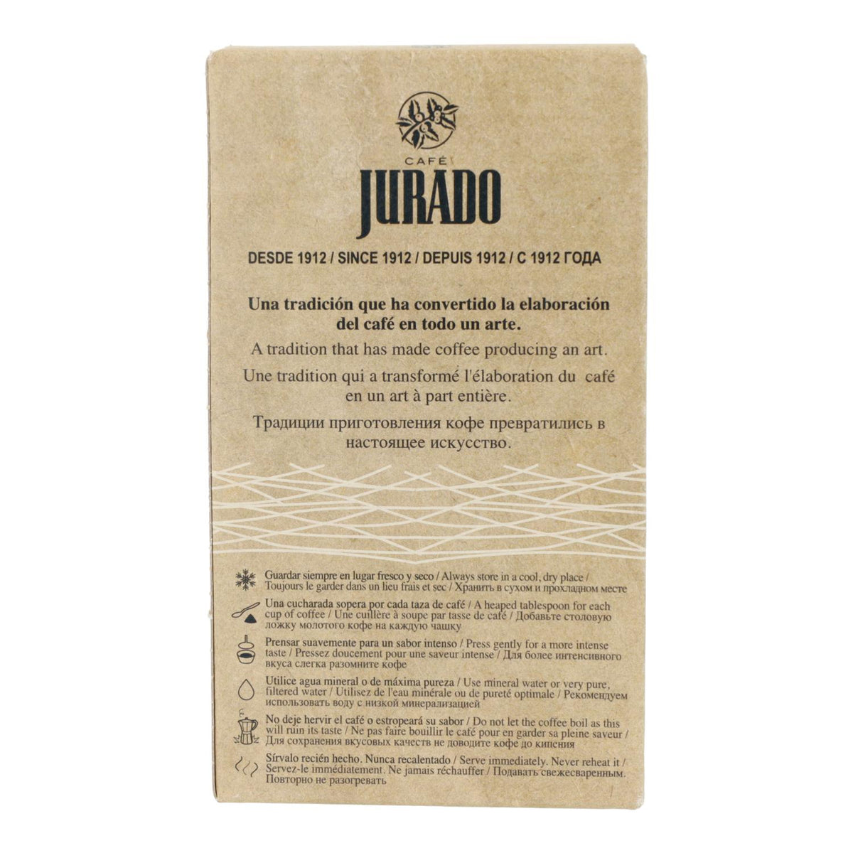 Café molido ecológico Café Jurado 250 g